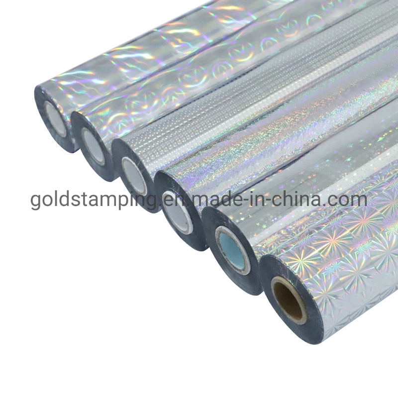 Silver Holographic Hot Stamping Foil Laser Film