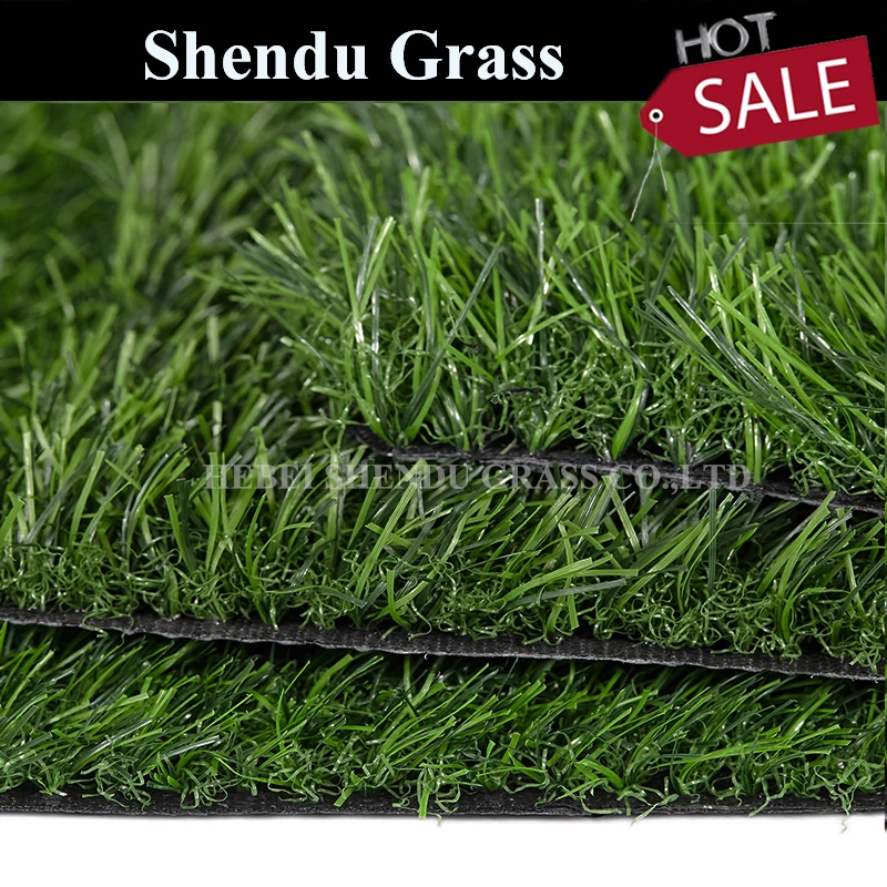 20mm Plastic Fake Synthetic Artificial Grass Lawn with Double Backing for Landscape/Garden Decoration