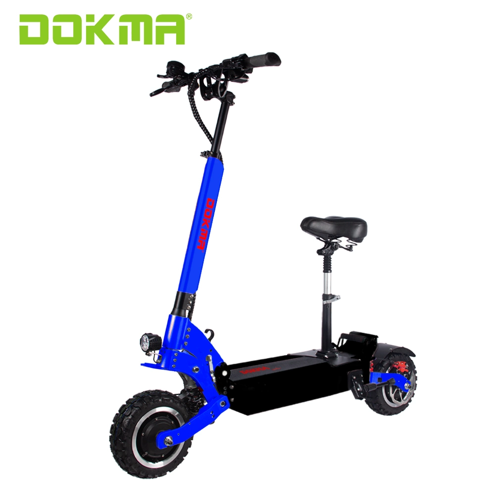 Dokma Electric Scooter Dkm 11 Inch 72V 7000W Adult High Speed 90km/H off-Road Dual Drive Folding Electric Vehicle