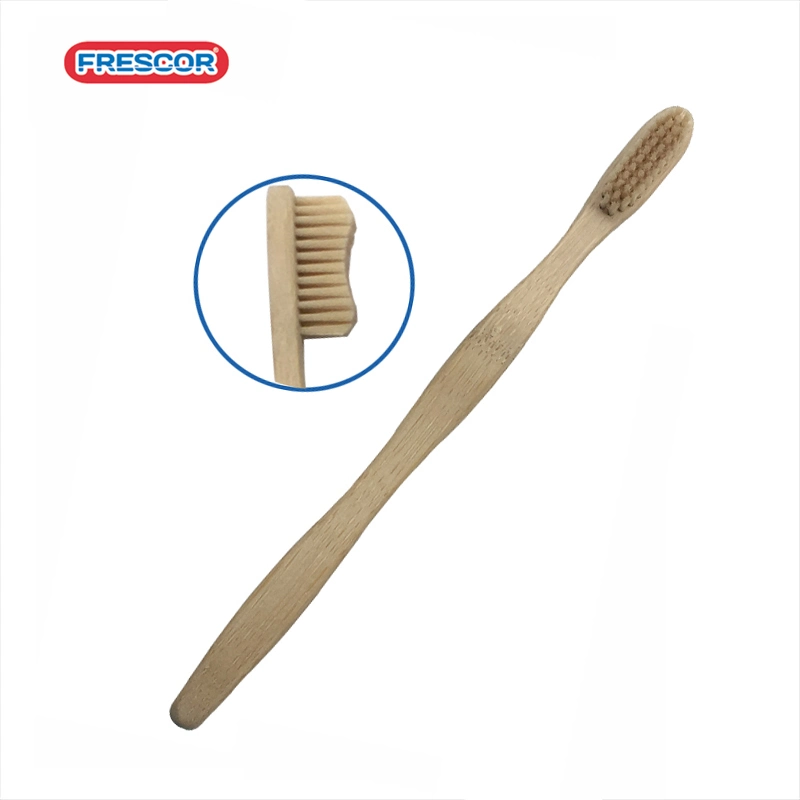 Fabricant de soins personnels Eco brosse à dents en bambou naturel doux à usage unique hôtel de bambou biodégradable des produits de bambou