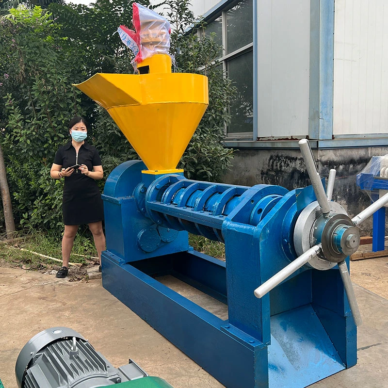 Large Groundnut Screw Cold Press Mustard Sunflower Seed Palm Circular Oil Press Machine