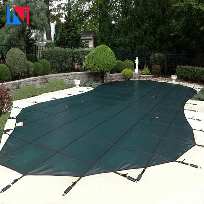 High Strength in-Ground Swimming Pool Safety Covers Solid Pool Cover
