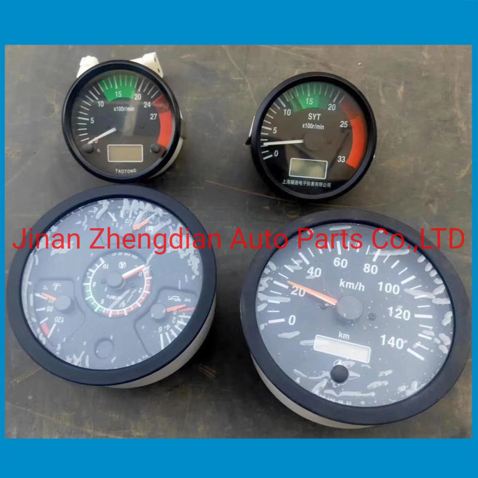 Auto Speedometer Combination Meter Instrument Dashboard Engine Tachometer for Beiben North Benz Old Model Truck Spare Parts