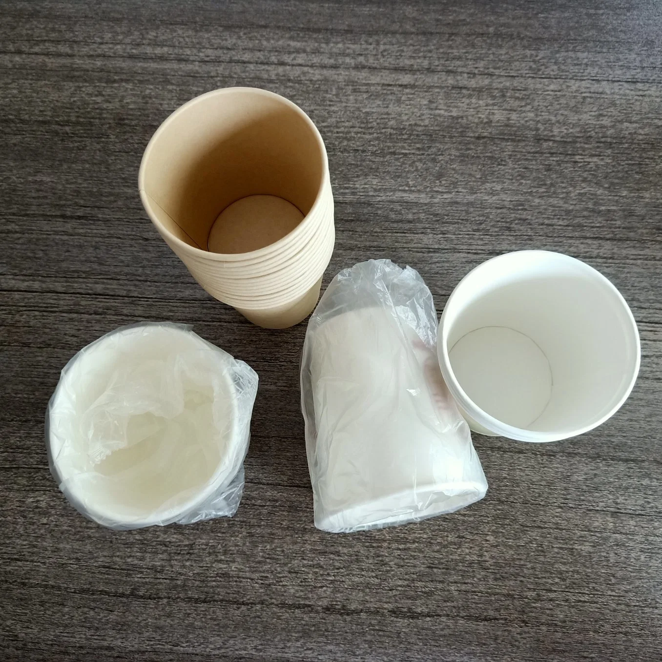 Venta caliente para el Hotel o lugar público fábrica de suministro de polvo Prueba de un solo envase de té o café taza de papel