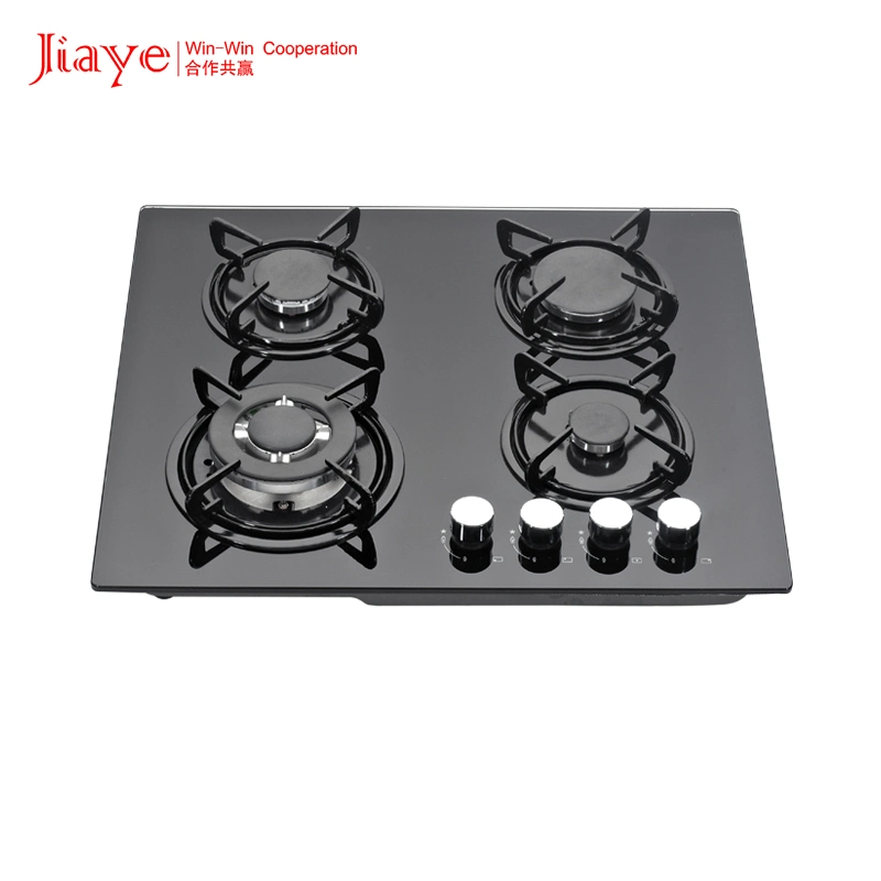 Electrodomésticos Utensilios de cocina vidrio templado 4 Burner hornillo de gas