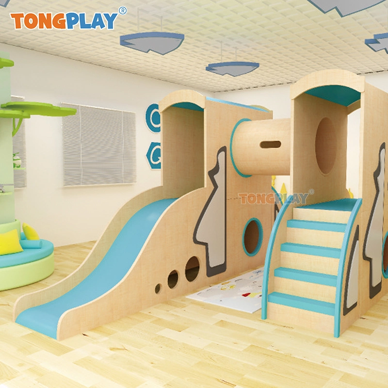 Jogo de jogo de Casa de jogo de Madeira Indoor Playing House Kids Set Game Playground sets Loft