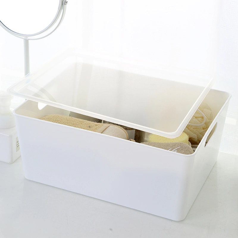 Household Pantry Storage Box Drinks Bake Tools Cutlery Stir Storage Container with Lid Plastic Storage Organizer Bin