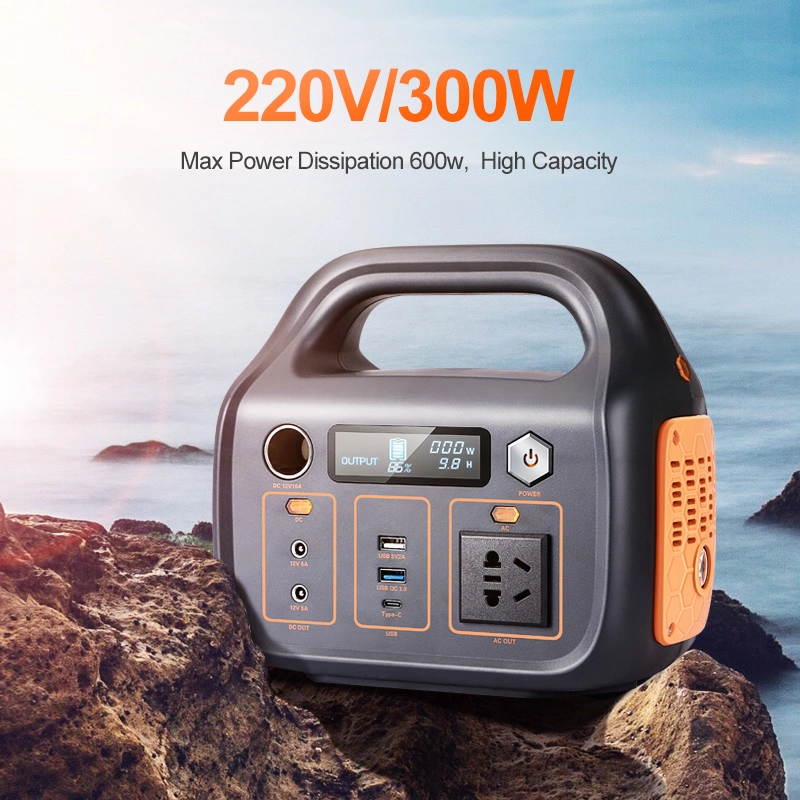 Solar 220V 110V 600W Energiespeicher Stromversorgung 500watt Home Notstromversorgung Batterie DC 12/24V AC 110V 220V Tragbarer Generator Solar