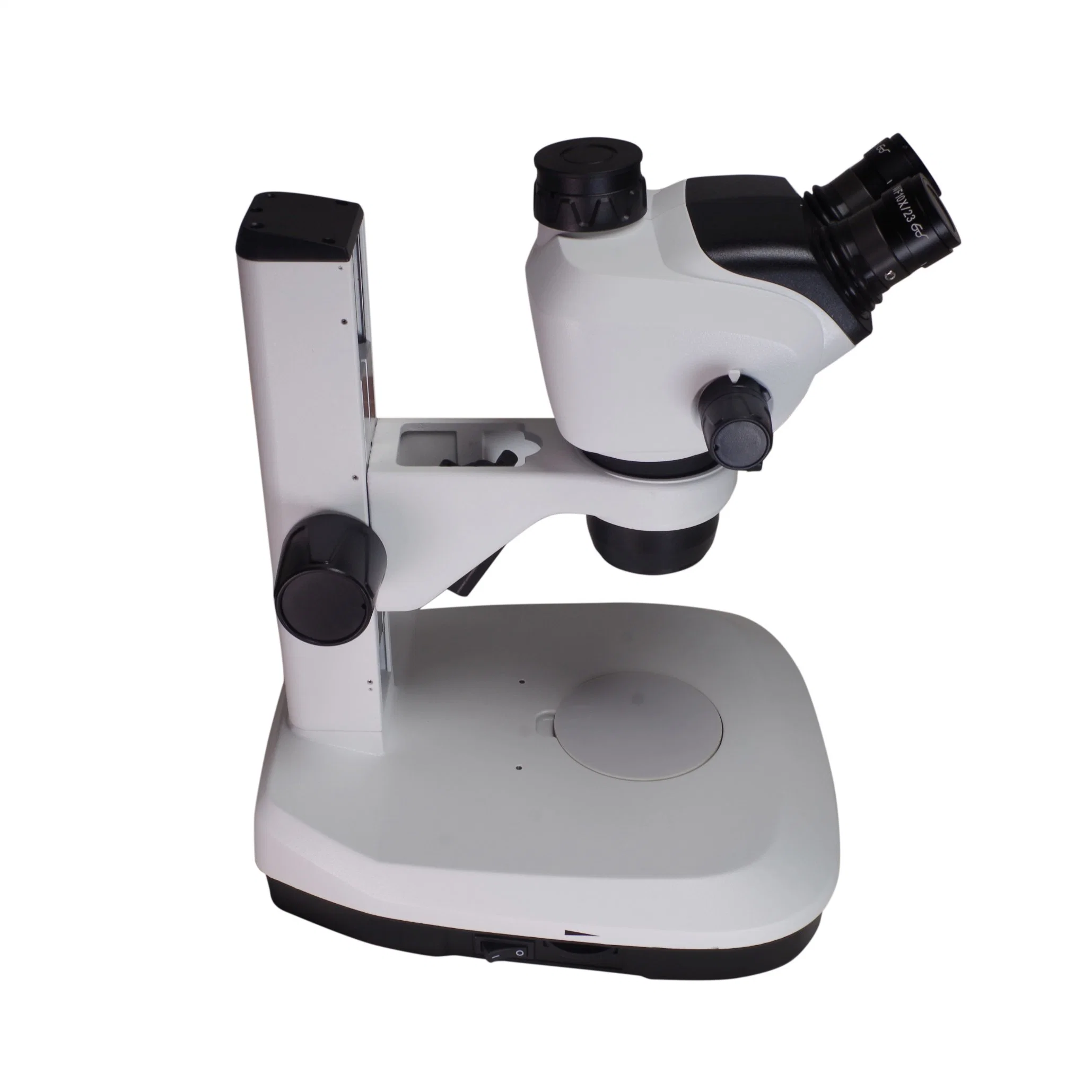 Microscopio estéreo de zoom trinocular variable continuo Precio con ISO