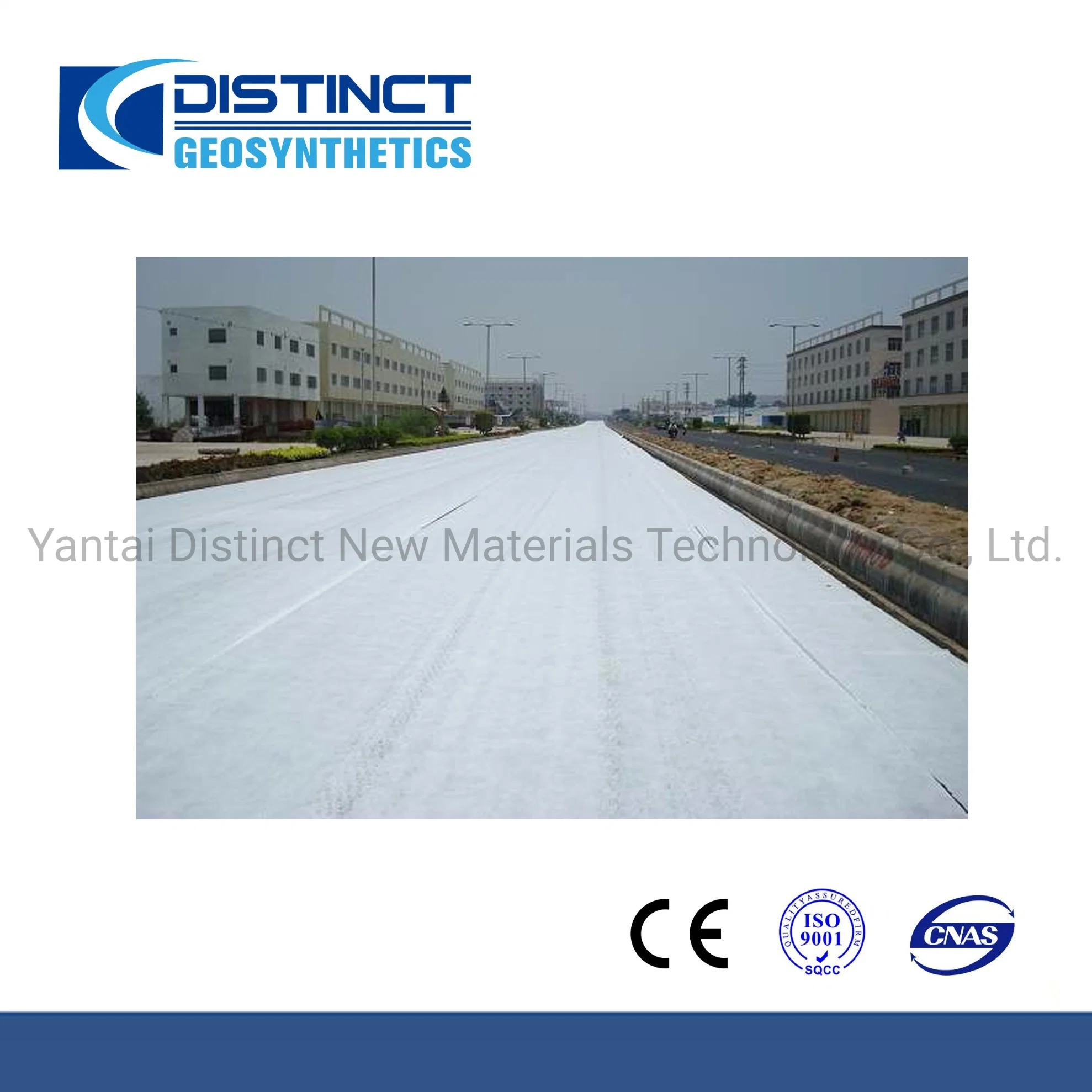 Pet Filament Nonwoven Geotextile for Road Higway Railway