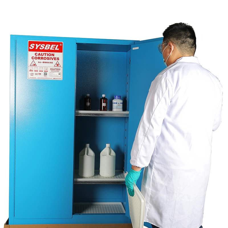 Factory Wholesale/Supplier FM CE Osha 45 Gal Acid Corrosive Hazardous Chemicals Safety Storage Cabinet