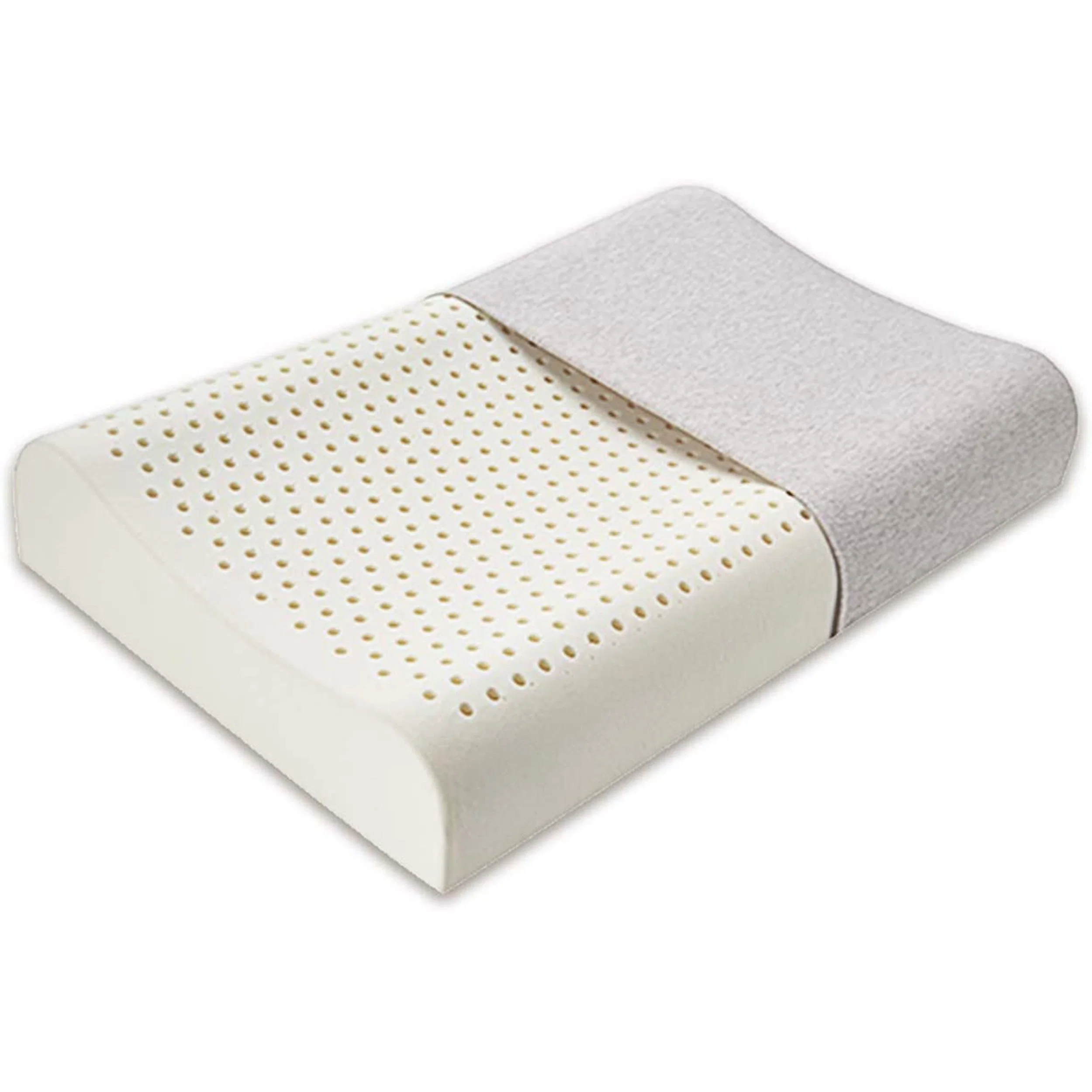 Latex Foam Bed Pillow for Sleeping: Firm Bedding Pillows - Soft Bedroom Pillow for Side Sleepers