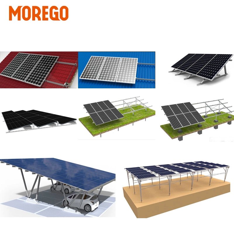 Système d'énergie solaire Morego Stockage 6kw 12kw Kit de panneau solaire