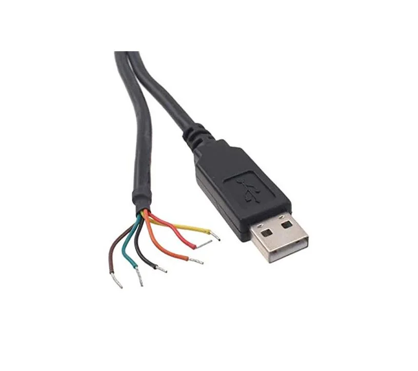 Câble USB-RS232-WE-1800-Bt-0.0 FTDI, USB vers RS232 série, 1,8 m, extrémité de fil