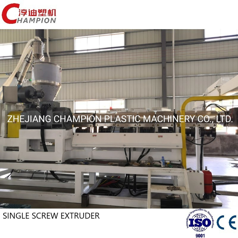 Champion PMMA Plastic Sheet/Board Single Screw Extrusion Production Line/High Precision Plastic Extruder Machine