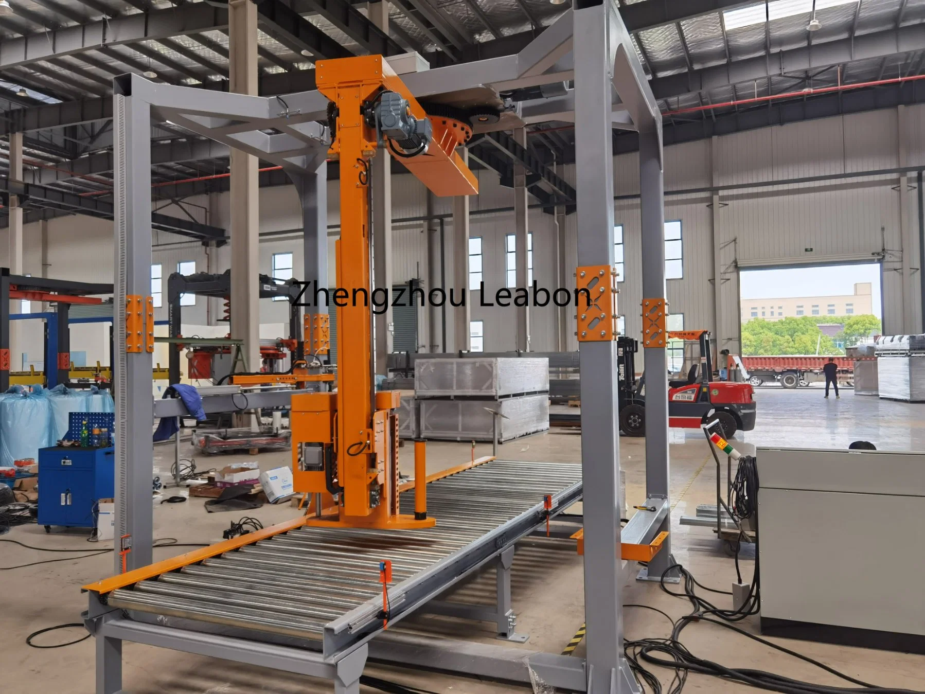 High Speed Stretch Wrapping Machine Pallet Stretch Wrapper Winding Machine