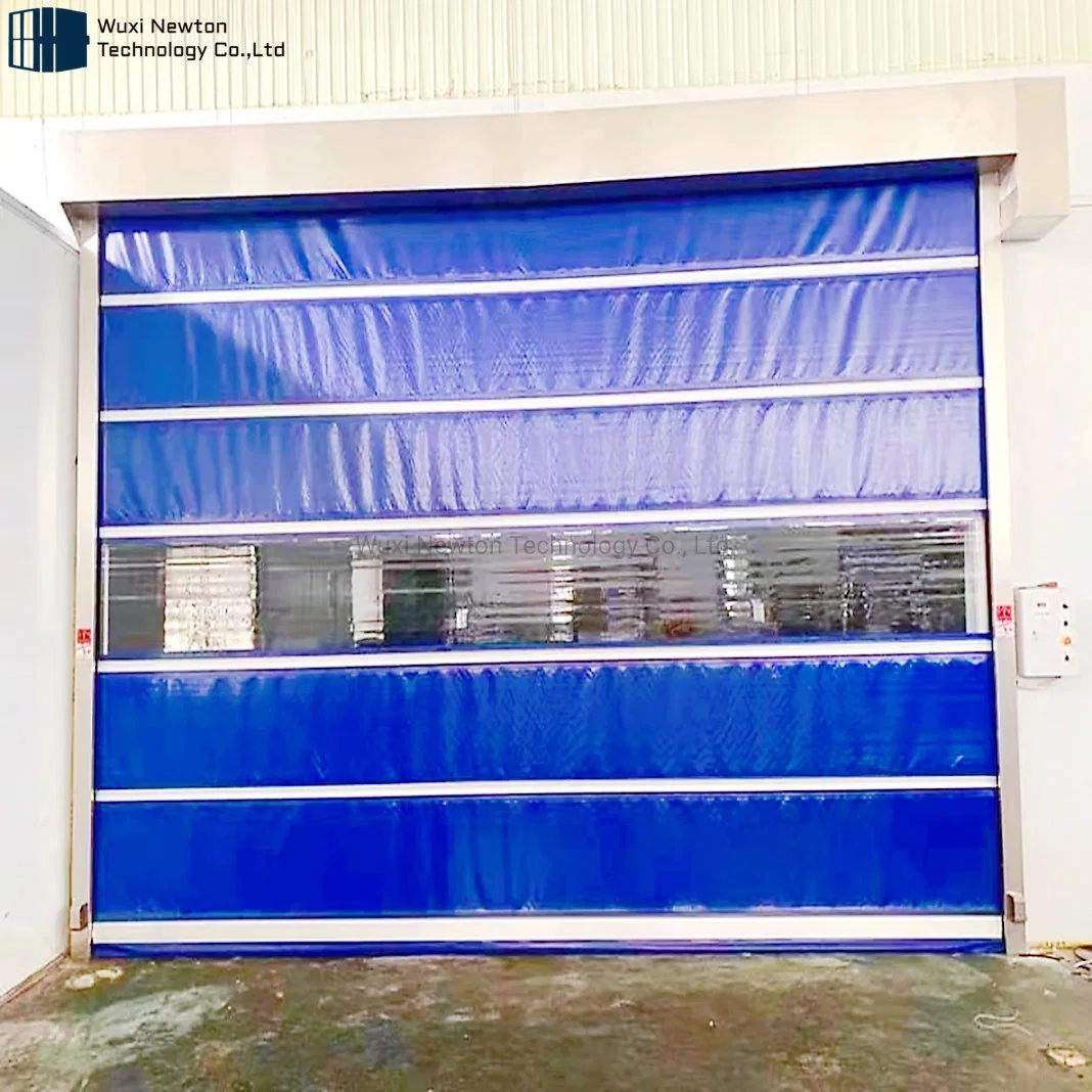 PVC-automatische Hochgeschwindigkeits-Vertikal-Rolling-Shutter-Tür aus Stahl Zum Verkauf