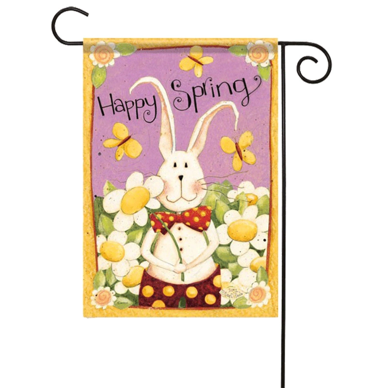 Personalized Garden Flag Small Vertical Double Sided Image