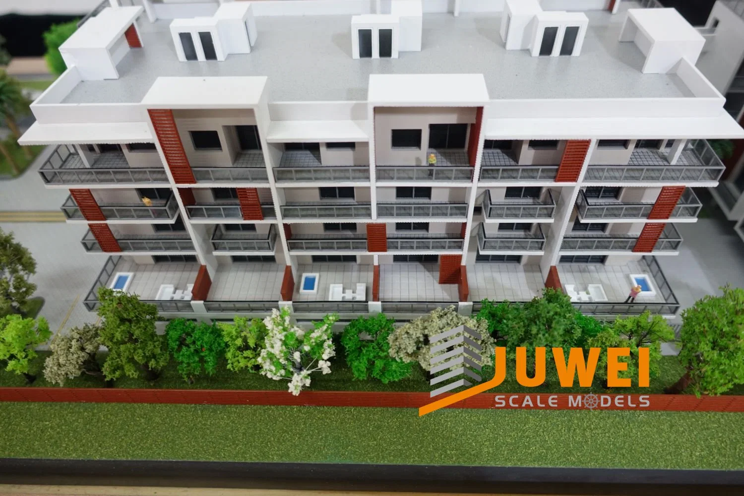 Maßstab Gebäude Maquette der Wohnung Modell (JW-43)