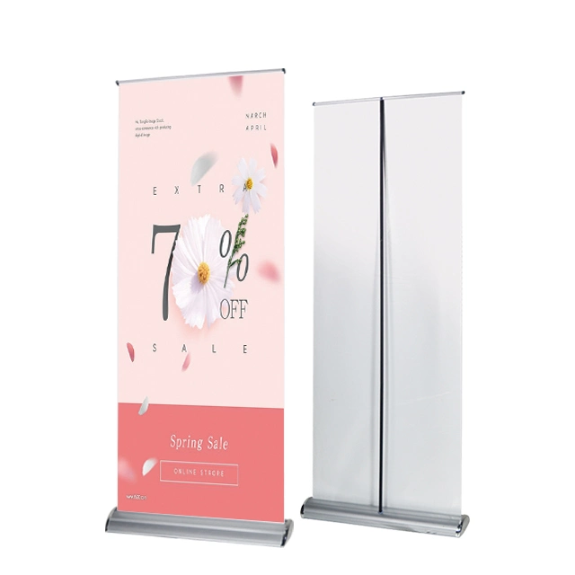 Teardrop Lightweight Table Mini Roll up Banner Stand for Decoration/Advertising