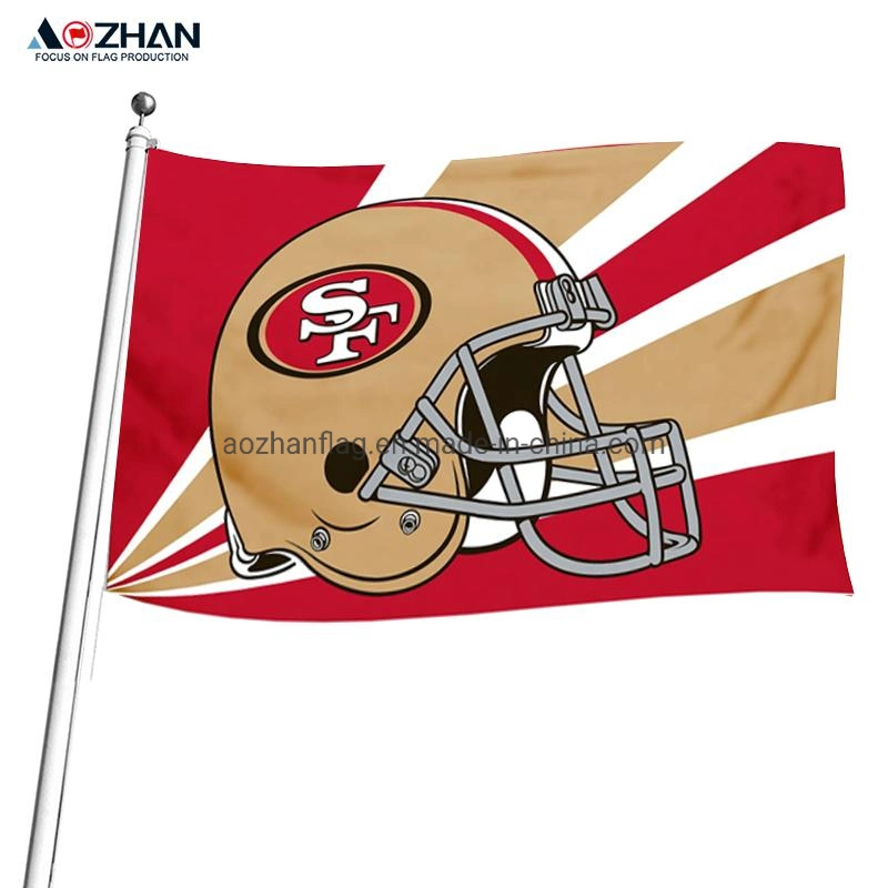 Специальный полиэстер 3*5 Custom NFL SF San Francisco 49ers Football Флаги команды