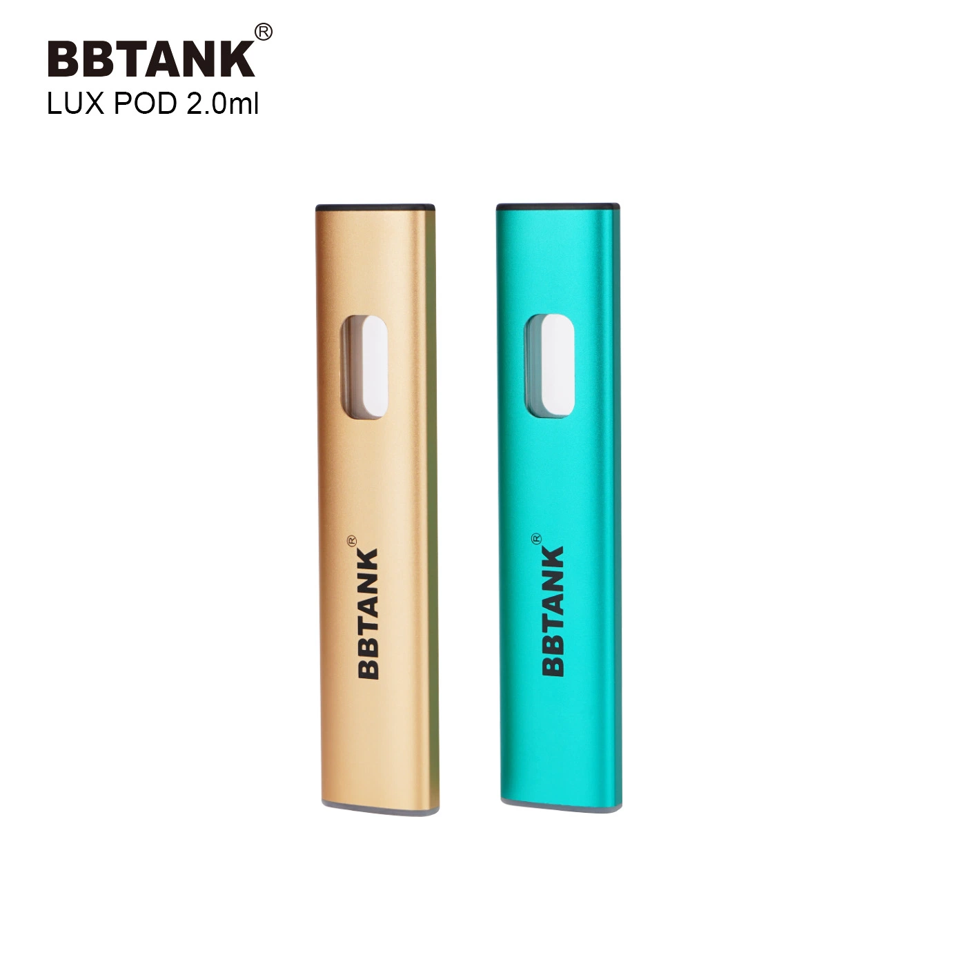 2ml Hhc Disposable/Chargeable Pod for D8 Oil Bbtank Recharge Metal Free Visible Oil Tank Vape Pen