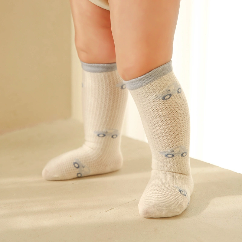 Wholesale/Supplier Tag-Free Organic Cotton Softy Breathable Seamless Baby Socks Stockings