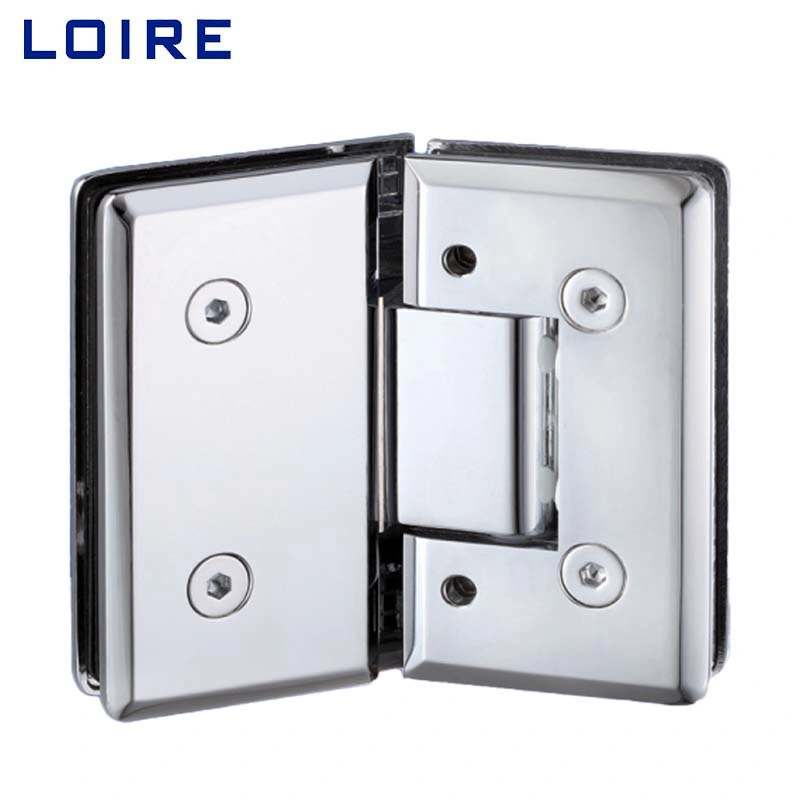 Loire Adjustable Heavy Duty Shower Hinges Shower Glass Door Hardware Patch Fittings for Frameless Shower Room