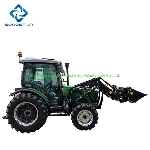 Euro V Engine Wheel Tractor 4WD Tractor Small Tractor Mini Tractor Agricultural Machinery Manufacturer for Orchard Small Farm Paddy Lawn Big Garden