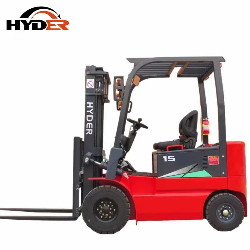 1.5t China Hyder Pallet Stacker Electric Forklift with Container Mast