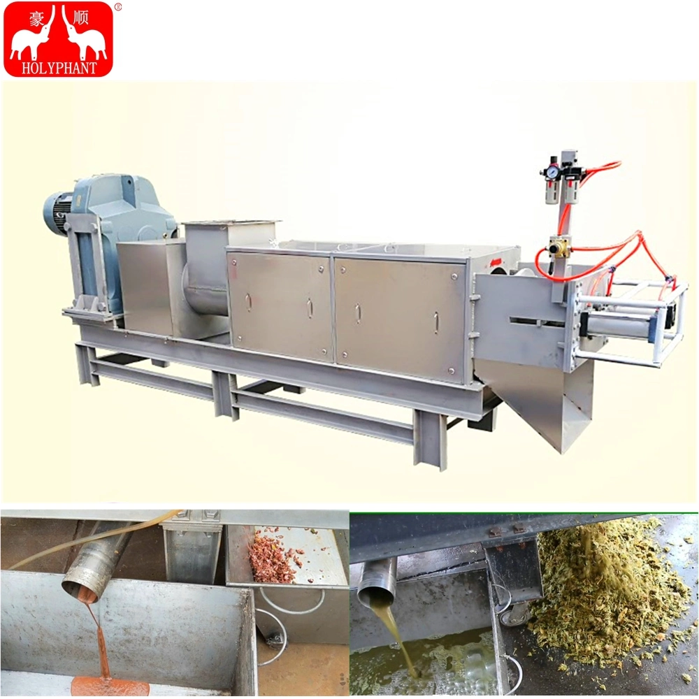 Cassava Sludge Dewatering Screw Press, Solid Liquid Separator, Sludge Dehydrator