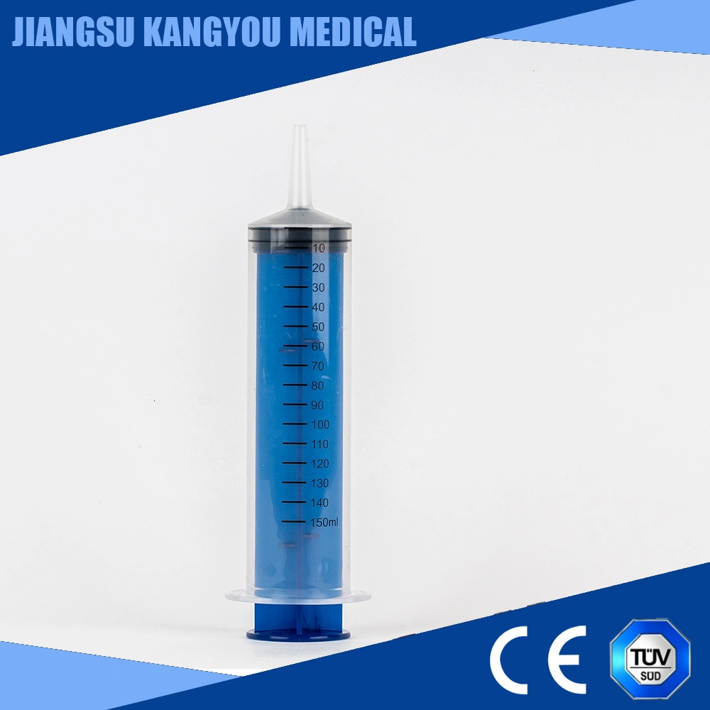Sterile Plastic Disposable Syringe 150ml Catheter Tip Medical Single Use