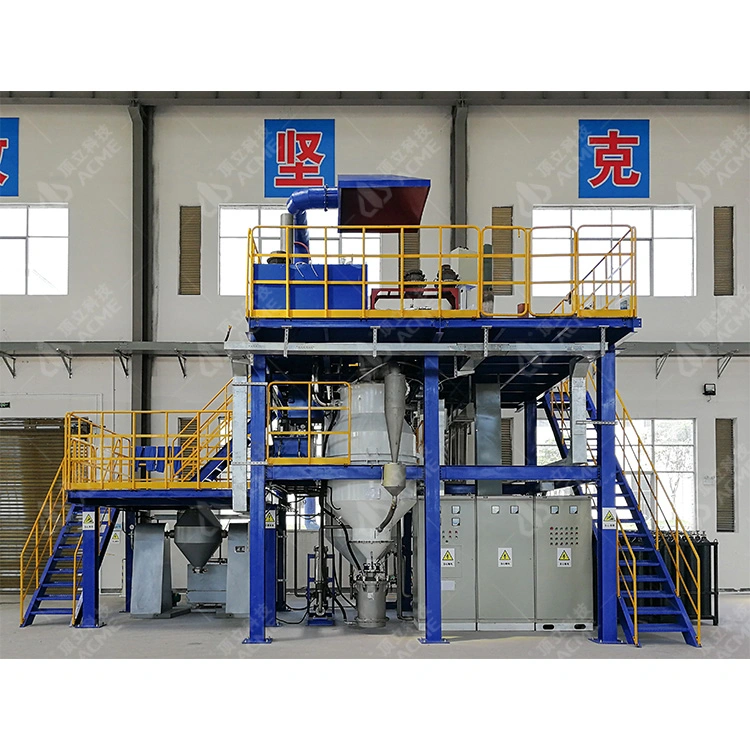 Acme High Pressure Water Atomization Production Line, Prep Atomization