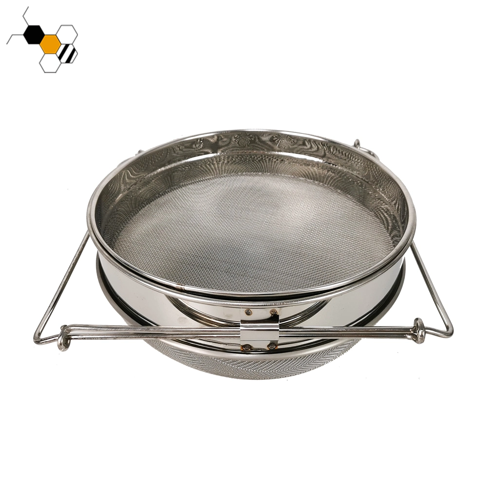 Honey Strainer Stainless Steel Double Layer Honey Sieve Strainer Honey Filter