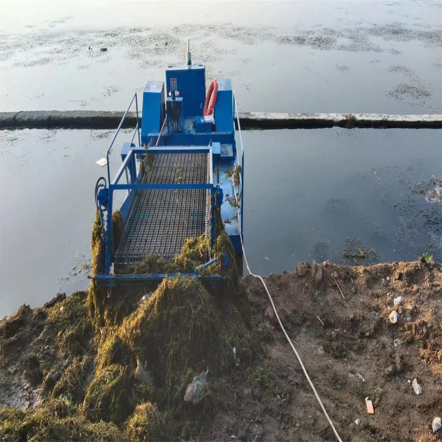 Wassergras/Müllsammelbarge Mit Harvester-Blades Für Wasserpflanzen