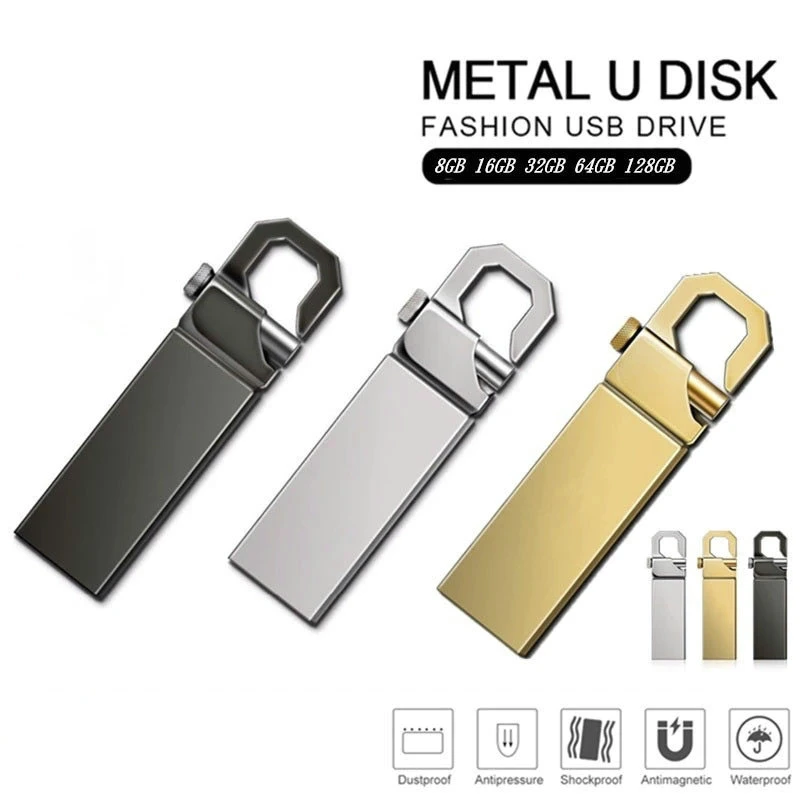 Waterproof Metal Carabiner USB Flash Drive USB Pendrive