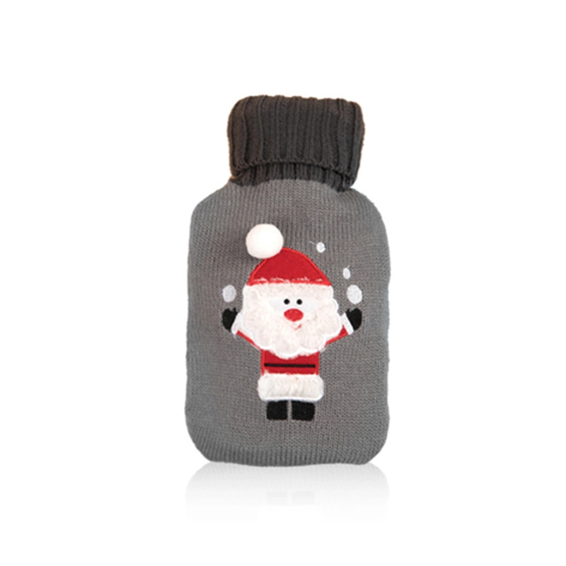 Christmas Gift Rubber Hot Water Bag Cover Knitted Cover