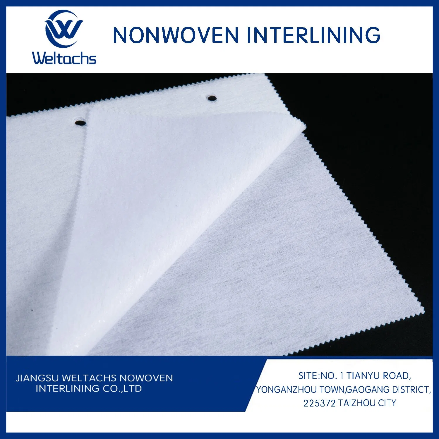 Fabrik-Zubehör Werbe-Leichtgewicht Soft Double DOT Fusible Interfacing