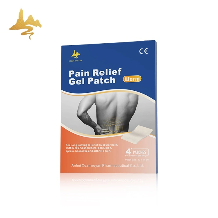 Chinese Factory Price Medical Herbal Hydrophilic Polymer Back Pain Relieve Gel Patch