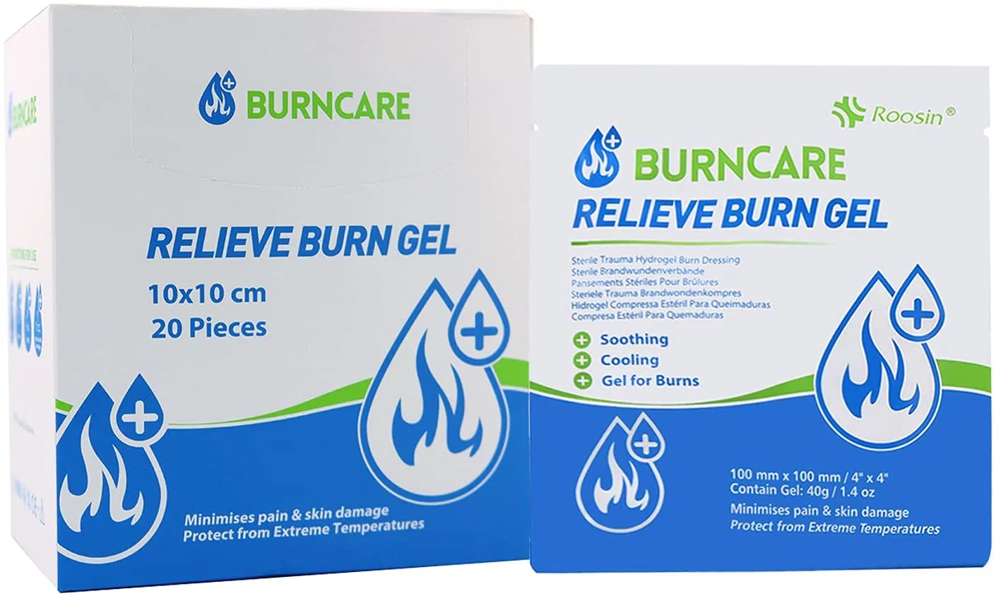 First Aid Burn Gel Dressing, Emergency Use Products, for Scalds and Sunburns