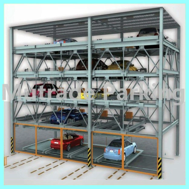 Automated Puzzle Type Steel Structure for Car Parking