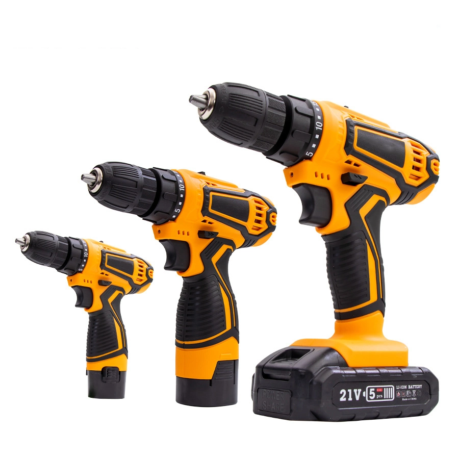 21V Cordless Drill Driver Set Power Drill Kit Electric Cordless Screwdriver Set