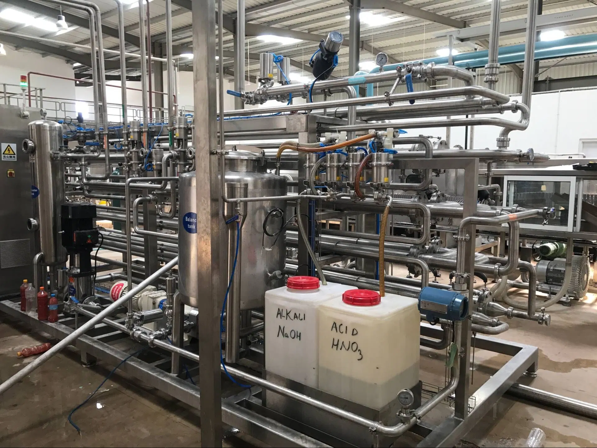 Complete set of tomato processing line