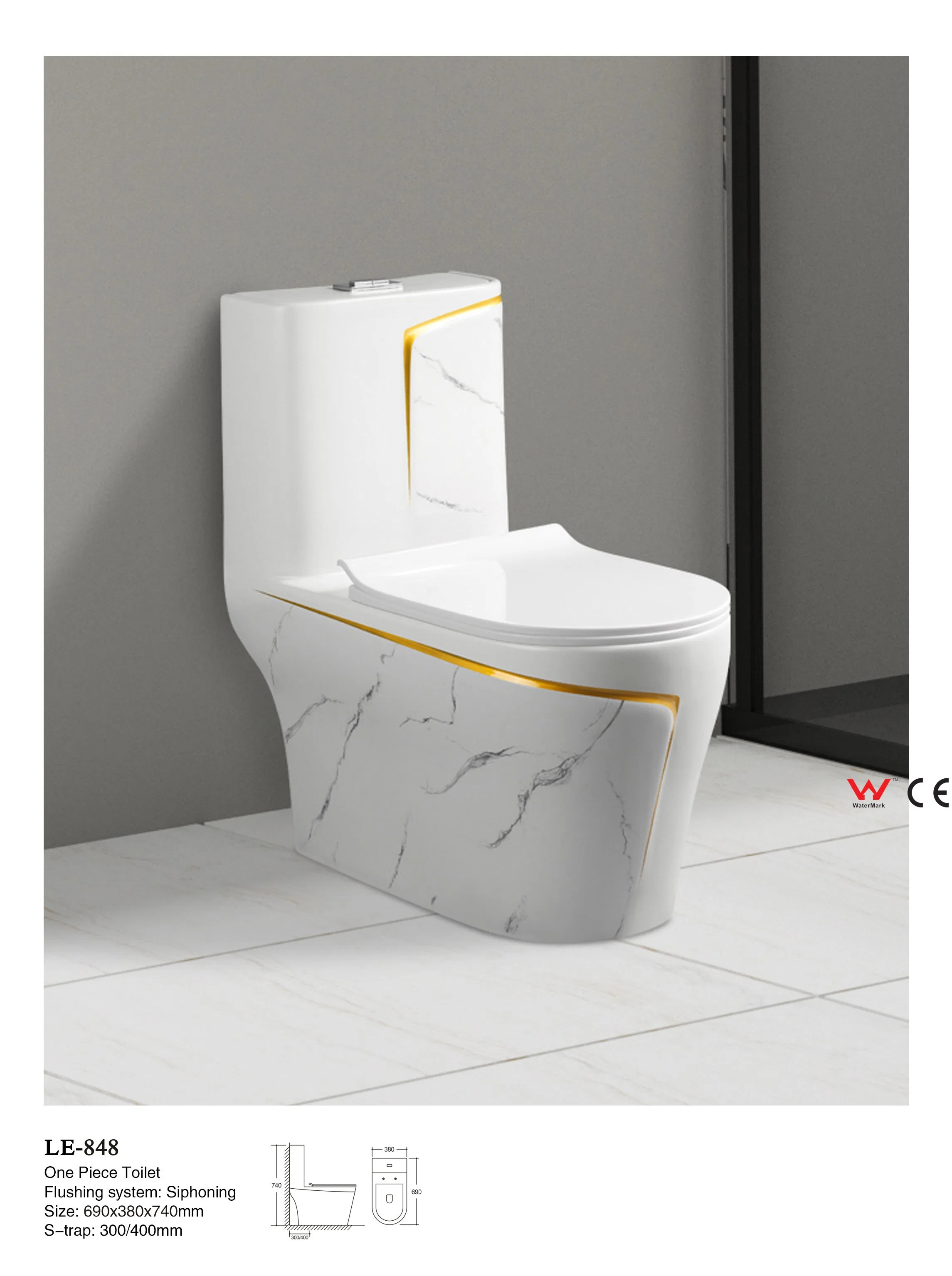 Wholesale/Supplier Bathroom Sanitary Fixtures Water-Efficient Comfortable 6384-Uyt