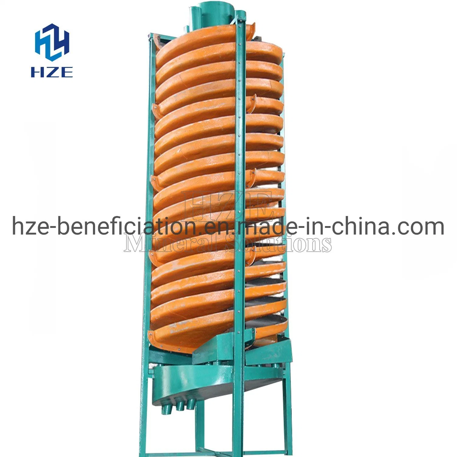 Gold Recovery Processing Plant Gravity Concentration Spirals