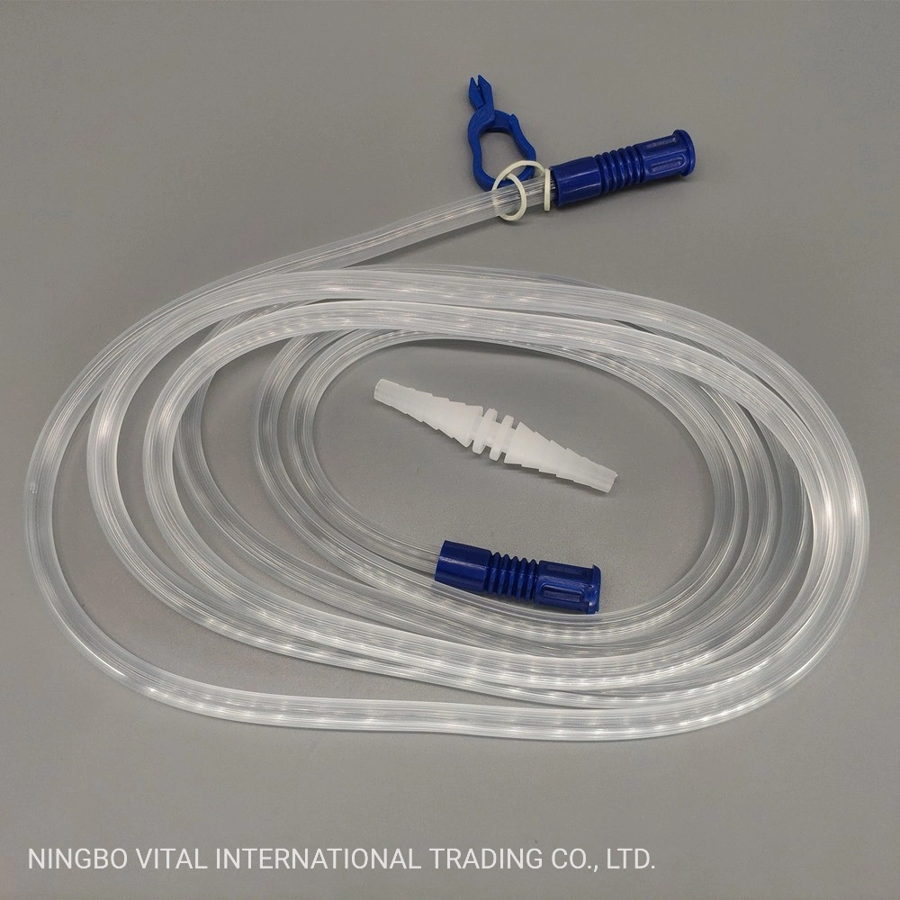 180cm Latex Free Medical PVC Suction Connecting Tube