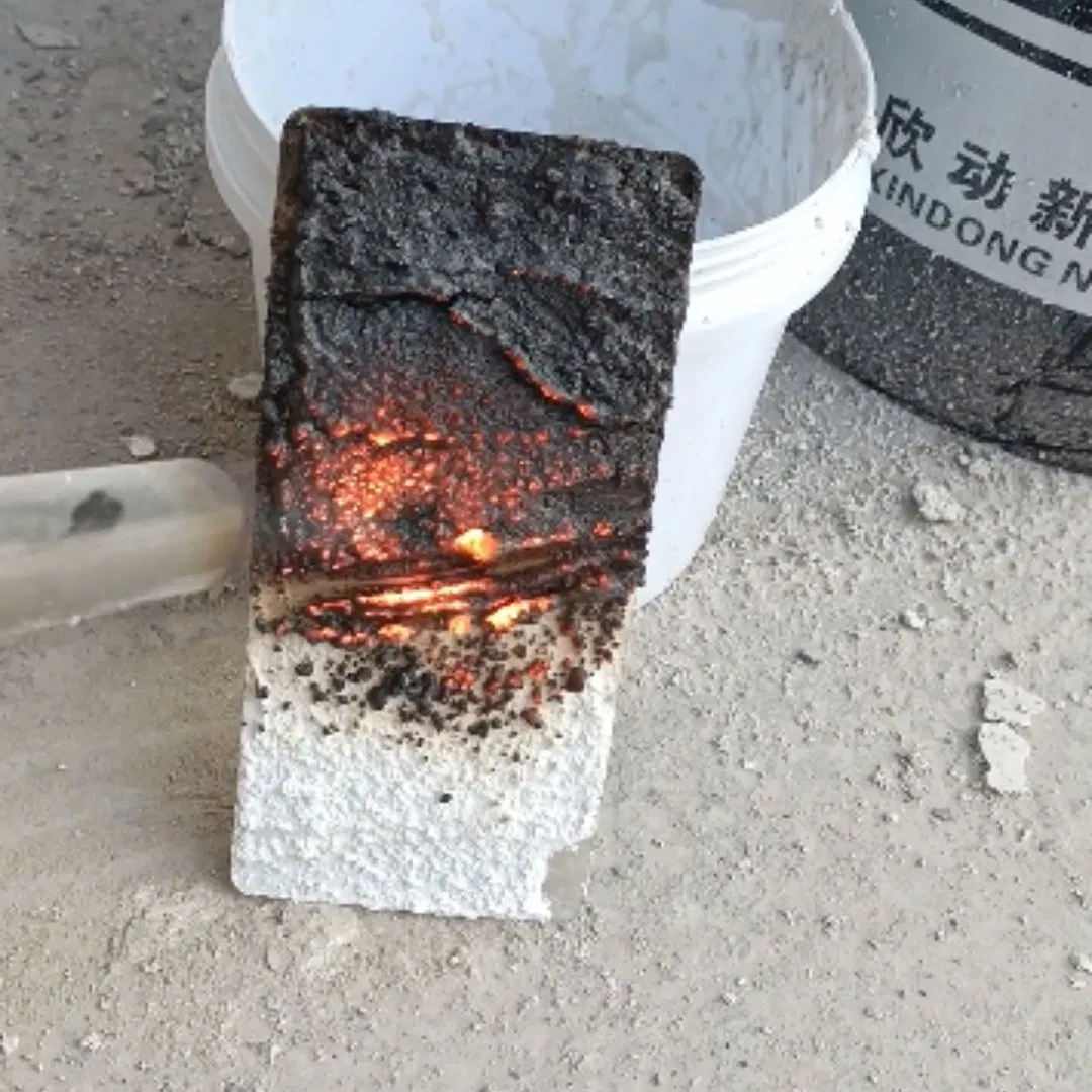 Estrutura de aço não tumescente para interior revestimento à prova de fogo tipo espesso para interior