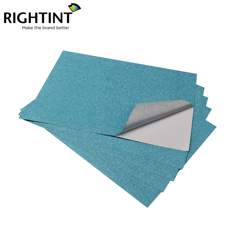 Caja de cartón de alto rendimiento Rightint PP Shanghai OEM pegatinas de vinilo glitter imprimible etiqueta de papel