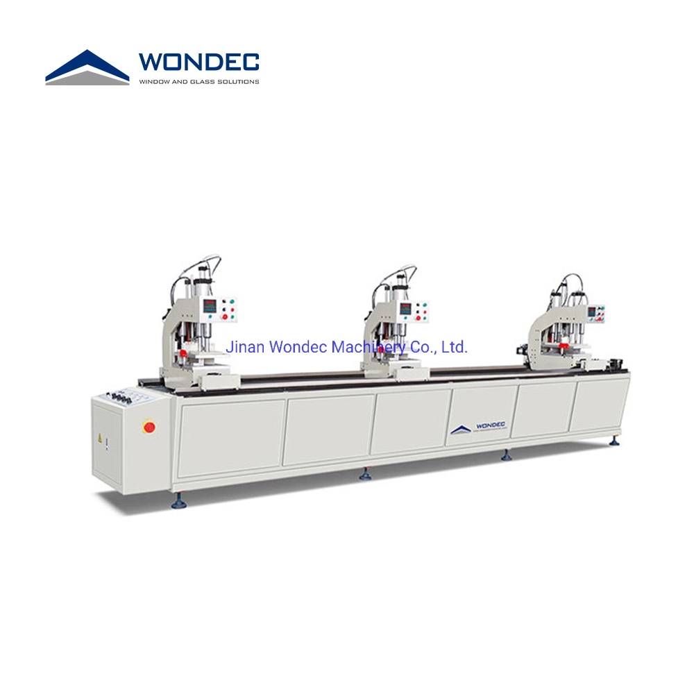 Automatic American Type PVC Windows Three Head Welding Machine Soldering Equipment