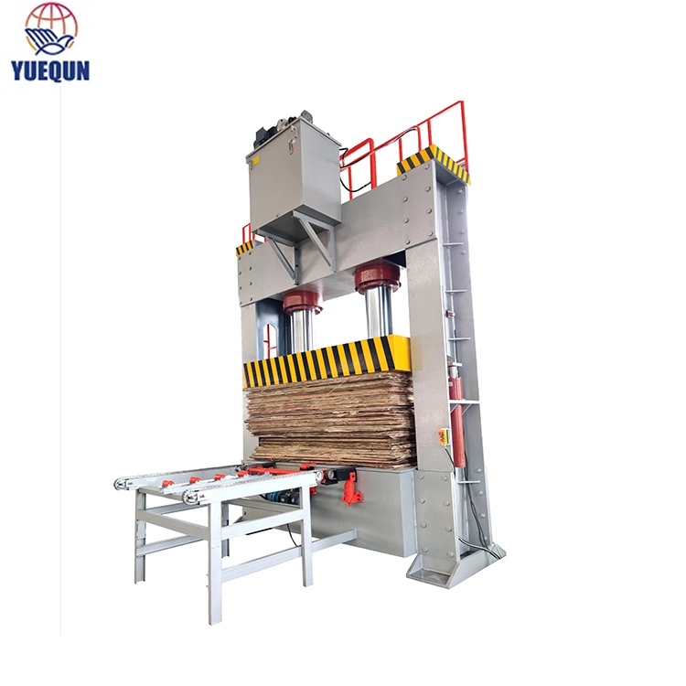 El contrachapado preimpresión frío de la máquina de prensa para la fabricación de contrachapado de madera contrachapada de cara película/.
